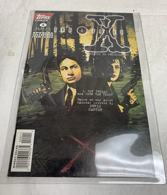 The X-Files Vol.1 No.0 by Roy Thomas and John Van Fleet 1996 Topps Comics
