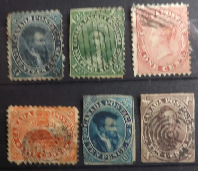 Queen Victoria  Canada   stamps a