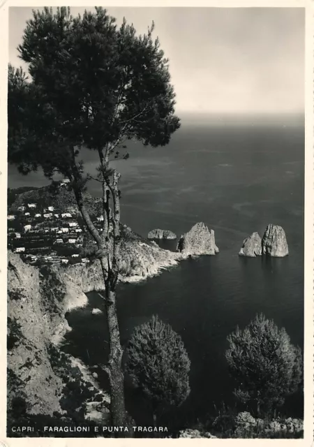 Cartolina Campania Capri Panorama Viaggiata Anno 1949