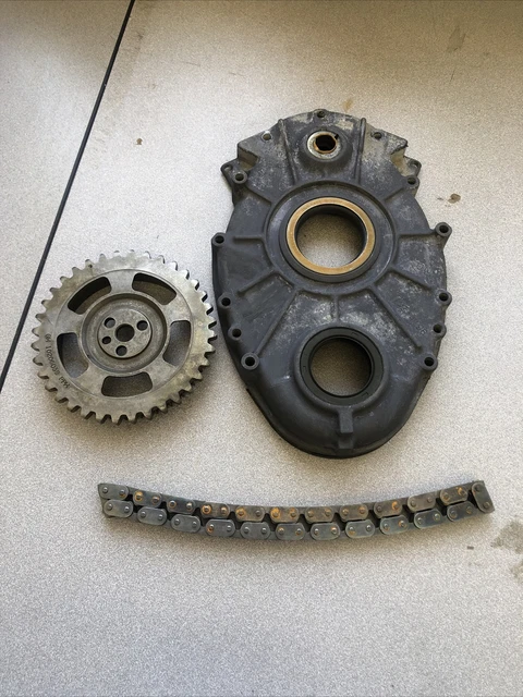 GM 10214196 Small Block Chevy LT1 Timing Chain Cover 1993-97 W/ Gear 10206039