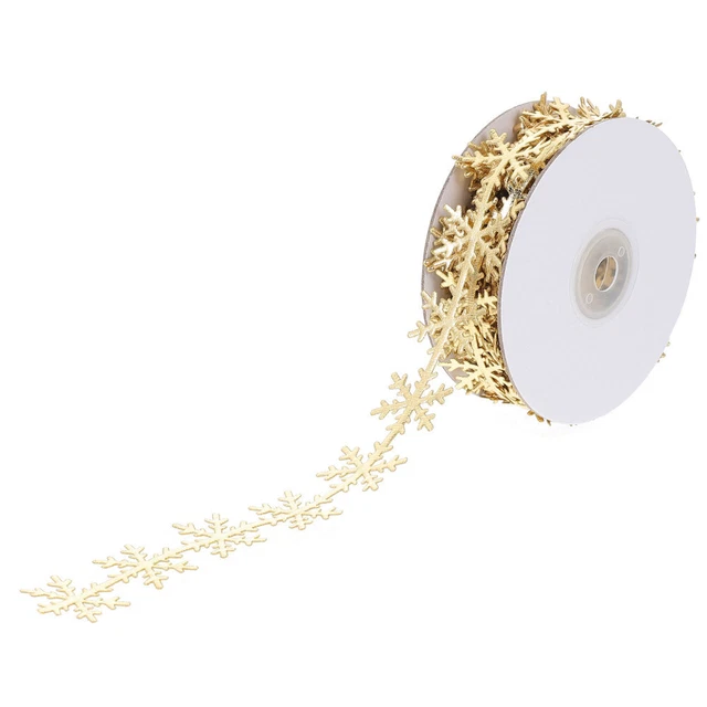 1 stück Schneeflocke Ribbon DIY Schmuck Zubehör Geschenk Verpackungsband DIY