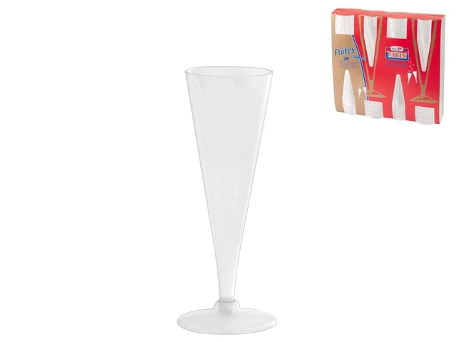 Confezione 20 Calici Flute 02884 Trasparente Dopla