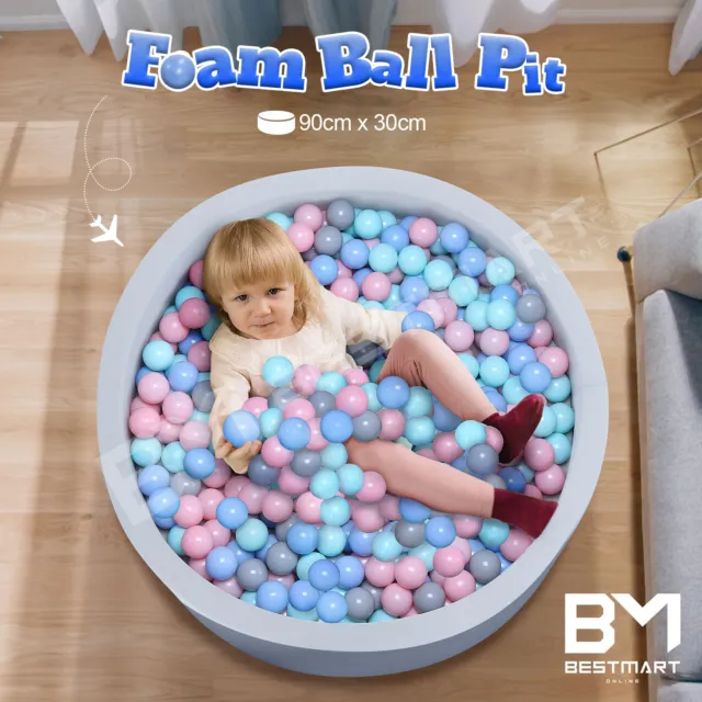 90x30cm Soft Baby Foam Kids Ocean Ball Play Pit Pool Padding Child Barrier Toy