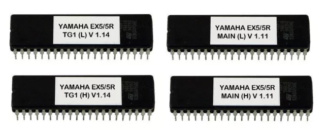 Yamaha EX5 EX5r Firmware OS 1.11/1.14 (Main + Voice) Mise Update EX-5 Eprom