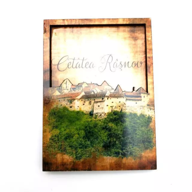 Cetatea Rasnov Citadel Romania Fortress Fridge Refrigeration Magnet Souvenir