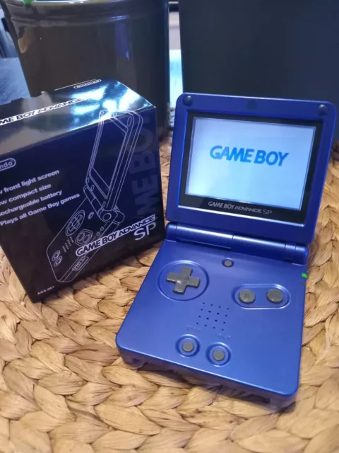 Nintendo Game Boy Advance SP Console Portable - Bleu