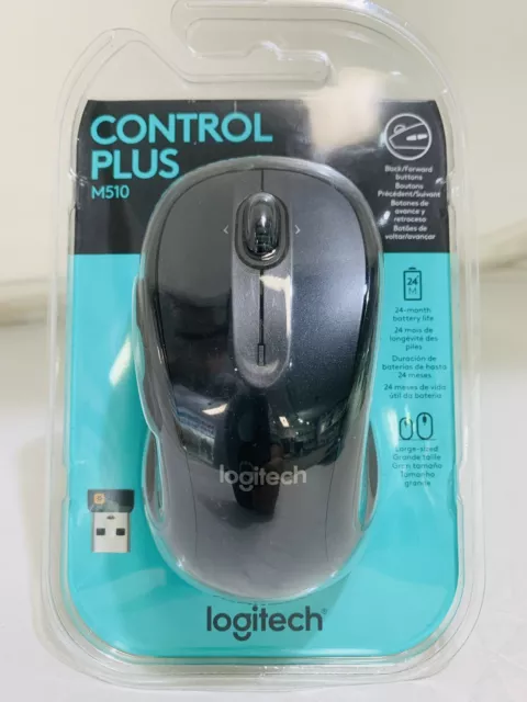 Logitech M510 Wireless Wireless Mouse Black