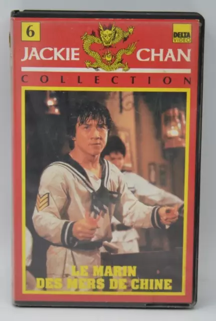 cassette vidéo vhs K7 -  Le marin des mers de chine - Jackie Chan