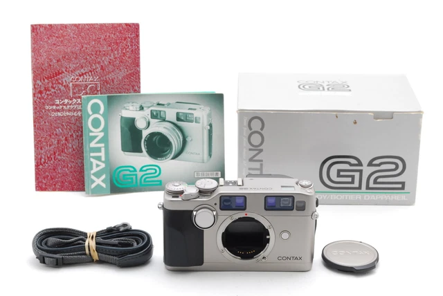[Near MINT in Box] Contax G2 Rangefinder Film Camera Body Strap From JAPAN