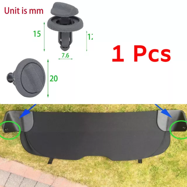 Car Parcel Shelf Hanger Clips Rear Bootlid Retaining Rivet For Nissan Juke F15