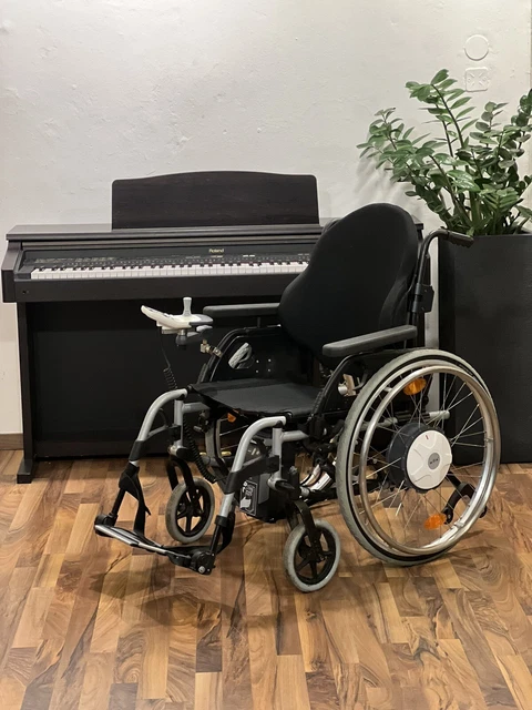 Silla de ruedas eléctrica Alber E-fix 35 / año 2020 accionamiento adicional silla de ruedas