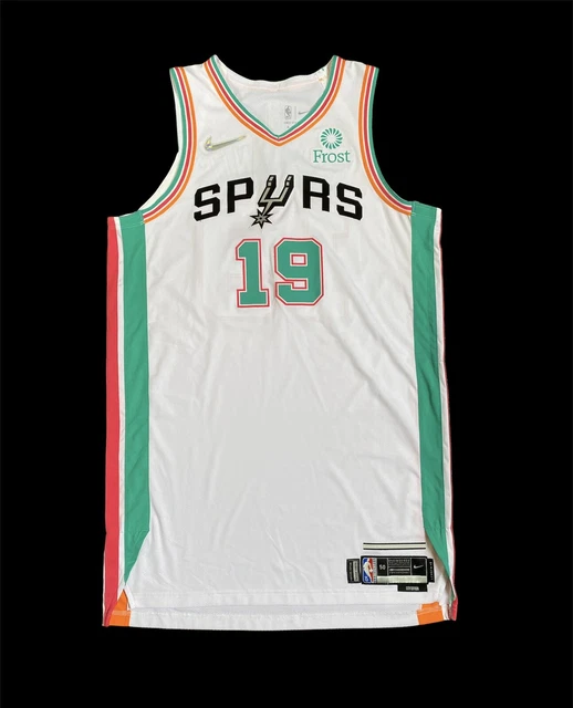 Lonnie Walker City Edition Swingman Jersey Spurs Fiesta Size 50
