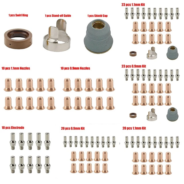 Useful Electrode Tip Cup Cutting Plasma Cutter Shield Cap Electrode Nozzle