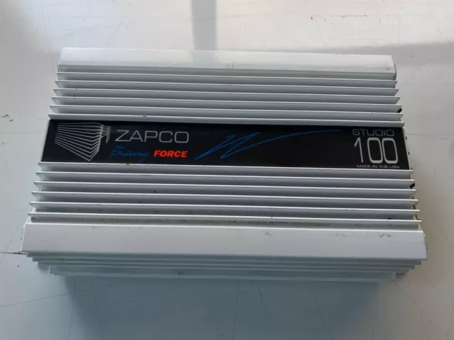 Zapco Studio 100 Amplificatore 2 Canali Di Qualita' Old School Made In Usa