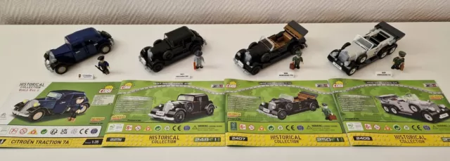 COBI - Mercedes (2251, 2407, 2409) u. Citroen (2263), Klemmbausteine