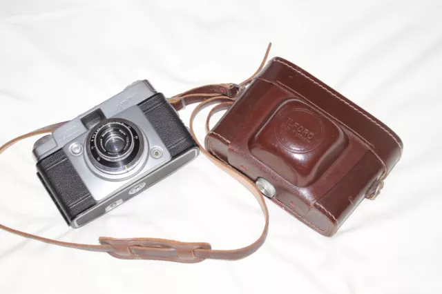 Ilford Sportsman mk2 35mm Camera With Case Lovely Cosmetically But Not Working