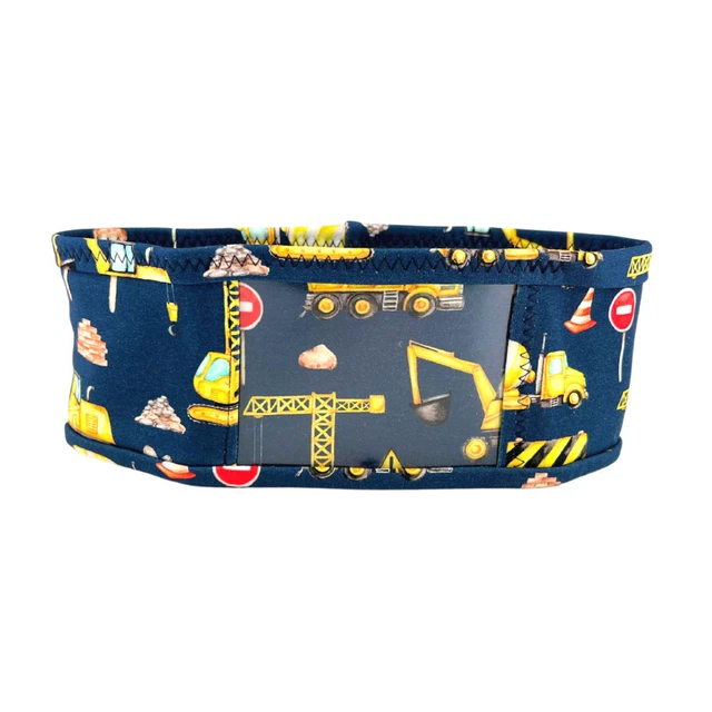 Cinta abdominal para bombas de insulina obra, azul