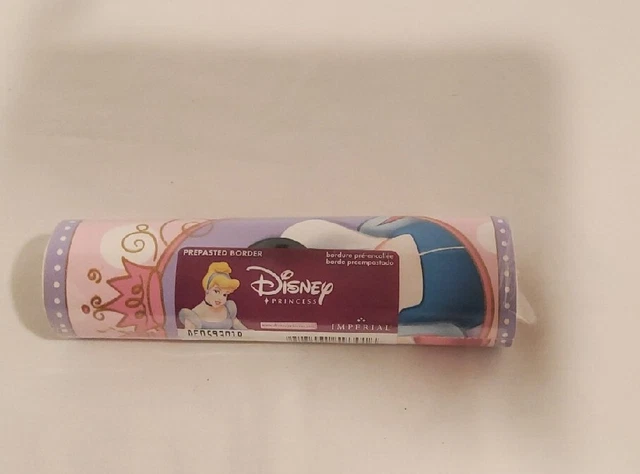 Papel pintado Disney Princesa borde de pared DF059301B 3 rollos 15 yardas rosa púrpura NUEVO