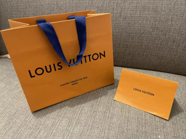 BRAND NEW LOUIS vuitton Paper Carrier Gift Bag with recipe Holder