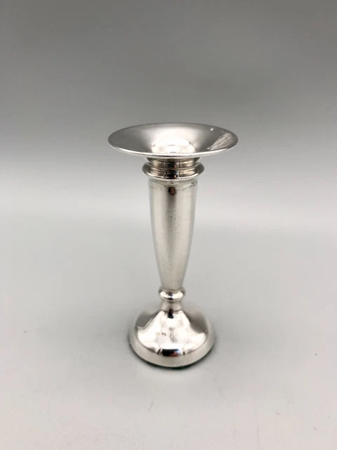 Vaso In Argento Sterling Metà Secolo, Turner & Simpson, Birmingham, 1970