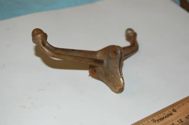 A4   A pair of  antique Iron coat hooks