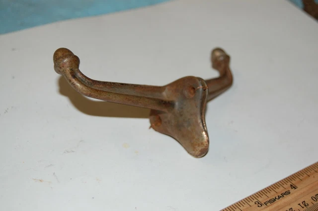 A4   A pair of  antique Iron coat hooks