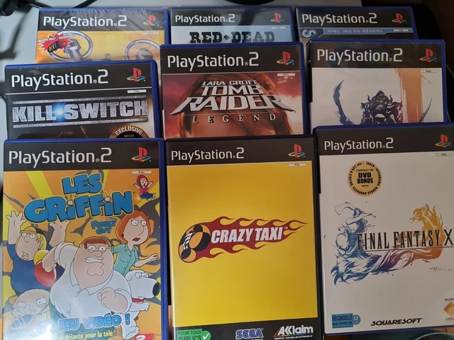 LOT de 12 JEUX FINAL FANTASY X + KILL SWITCH + LES GRIFFIN + CRAZY TAXI  sur PS2
