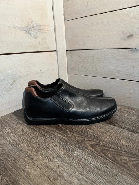 COLE HAAN ZENO Leather Slip On Loafers Men display picture 1
