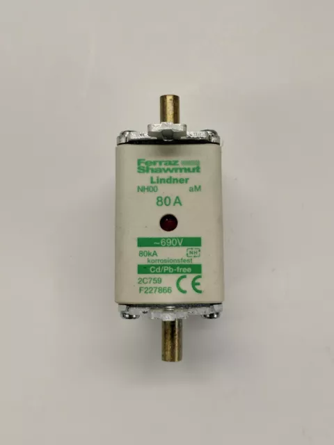 3NE8020/1 Lindner NHOO FUSIBLE SEMI-COND. 80A.