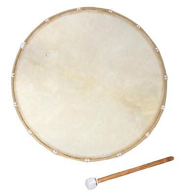 Large 50cm diameter Shamanic Sami hand drum with wooden beater