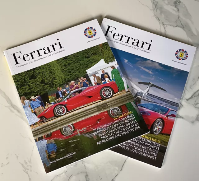 Ferrari Owners Club UK Magazines Issues 217 & 218