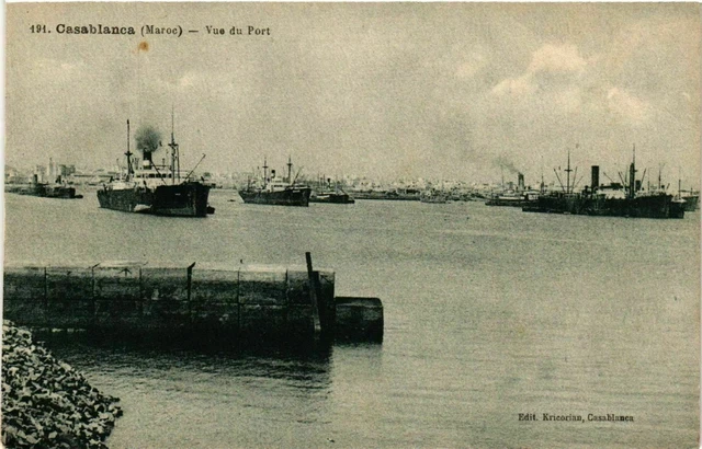 CPA AK CASABLANCA Port View Morocco (824572)