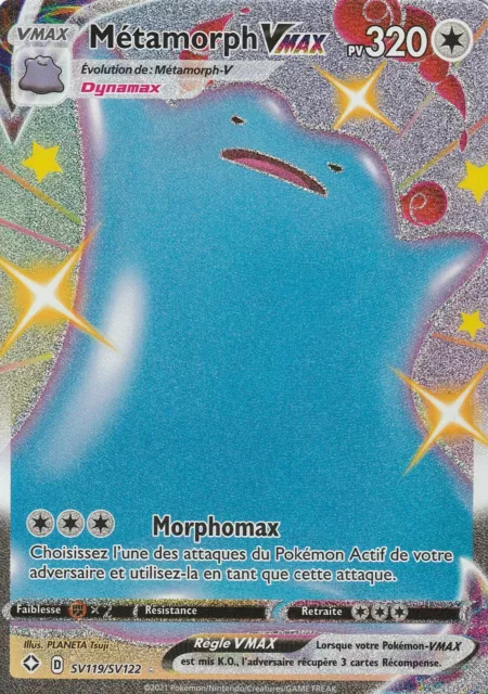 Pokemon Metamorph Vmax SV119/SV122 Eb4.5 Radiant Destinations Card - NEW - FR