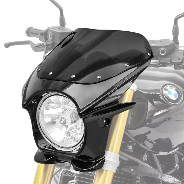 Headlight Fairing Universal 7" Windshield Airoad VT2 black