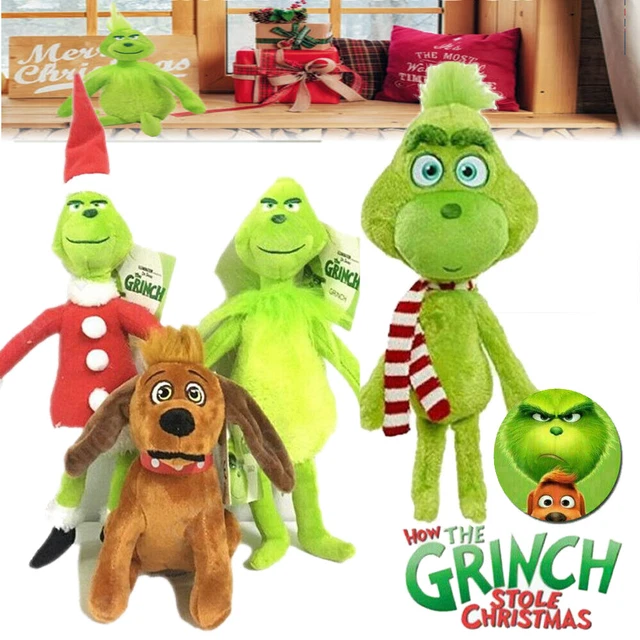 HOW THE GRINCH Stole Christmas Max Dog Plush Toy Soft Stuffed Doll Kids