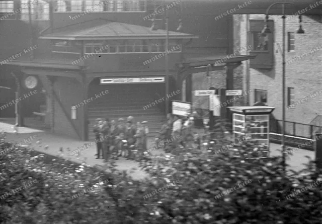 Photo negativ-Berlin-1936-Olympiade-S-Bahnhof-Eichkamp