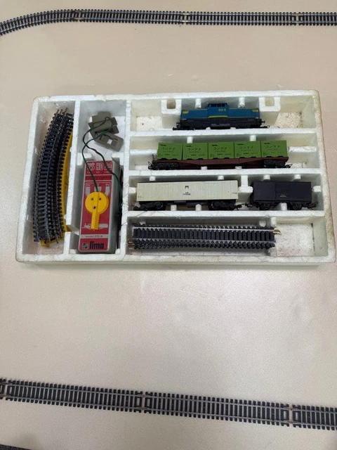 Grand lot train électrique HO Jouef Lima – complet avec rails, wagons, loco, gare, transfo - Modélisme
