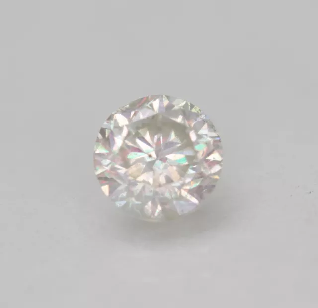 0.65 Carat H SI2 Round Brilliant Enhanced Natural Loose Diamond W VIDEO 5.18mm