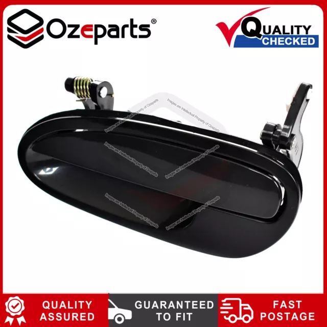 FRONT or REAR LH Left Outer Door Handle Black For Holden Commodore VT VX VY VZ