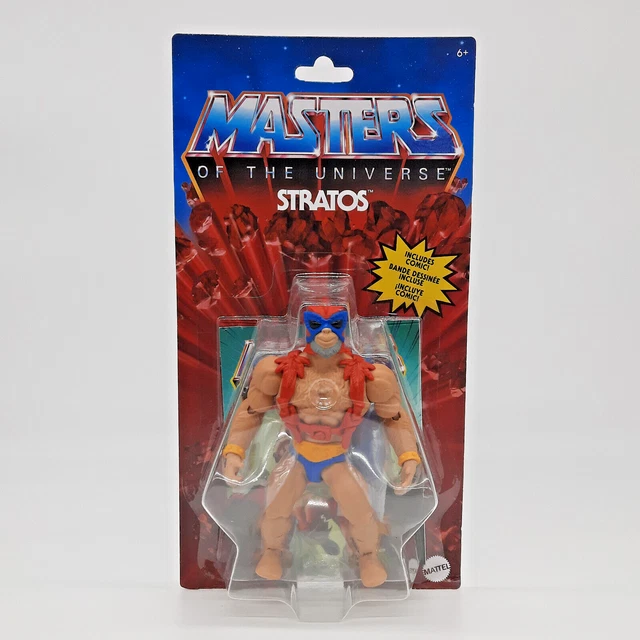 FIGURA NUEVA SKY Strike Stratos 6" De Masters Del Universo 200X Mattel