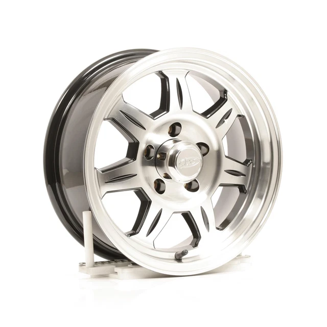 Raceline Trailer Series 15x6 5x4 1/2 Alum 1-piece Polished Each Wheel 87056012
