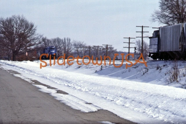 Vtg 1978 Orig Photo Train Slide CR X2H058