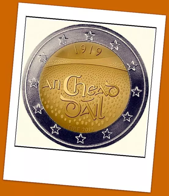 2 Euro Gedenkmünze Irland 2019 100. Jahrestag der 1.Versammlung in Dáil Éireann