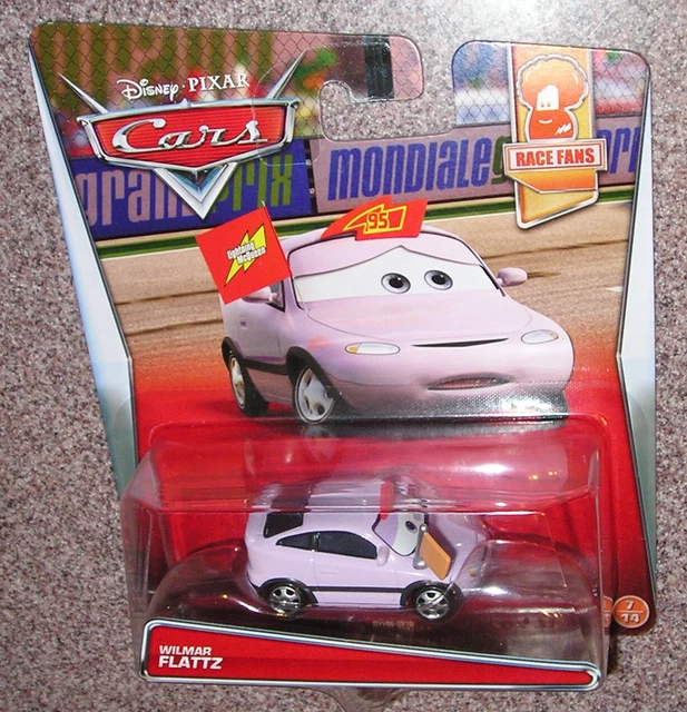 DISNEY PIXAR CARS RACE FANS WILMAR FLATTZ Mattel DVV60