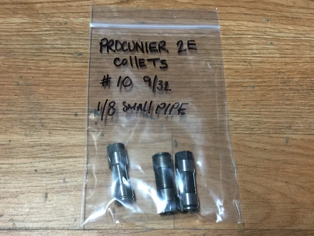 Lot Of Procunier Tapping Collets 7/16 7/8 1 1/4-Pipe