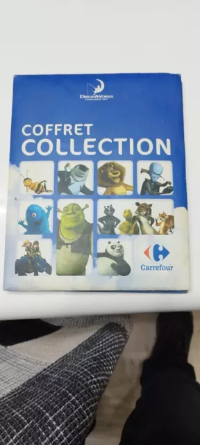 Coffret collection DREAMWORKS Carrefour  + 201 cartes (sur 216 au total)