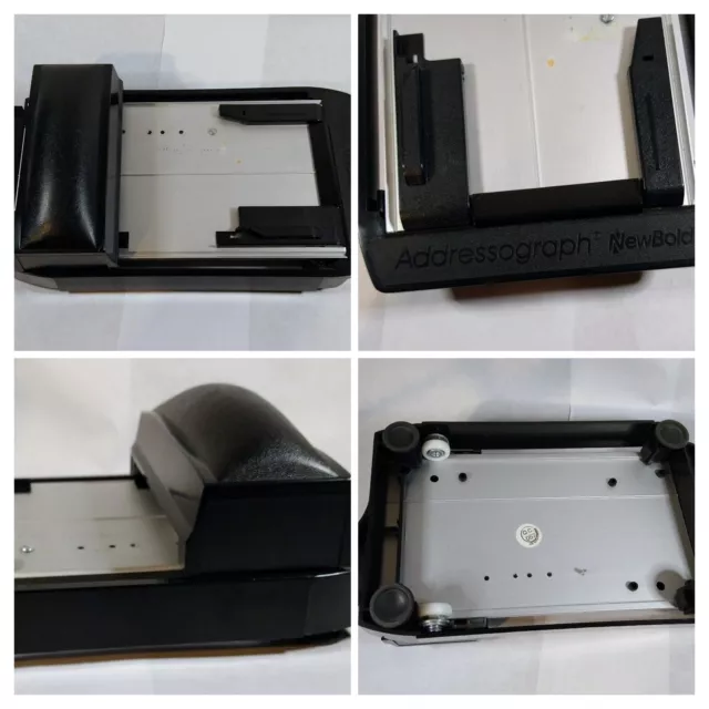 Vintage ADDRESSOGRAPH NEWBOLD Manual Credit Card Imprint Machine
