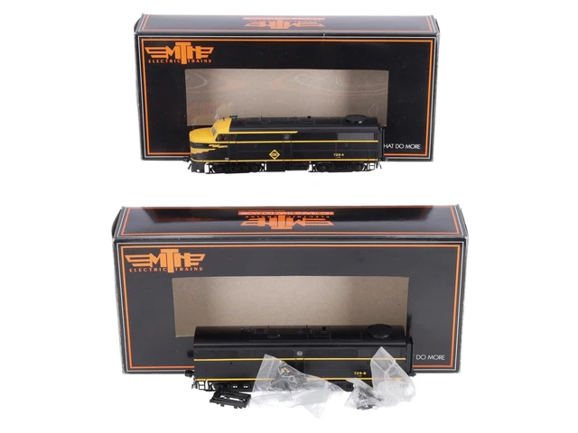 MTH 80-2212-1 HO Erie ALCO FA-1 A/B Diesel Locomotive Proto-Sound 3.0 #725A LN