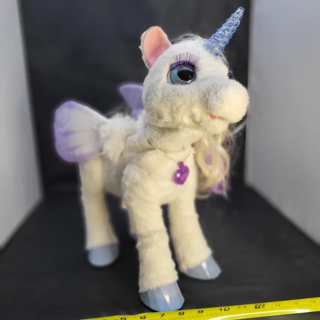 FurReal Friends StarLily My Magical Unicorn Interactive Plush Toy Works