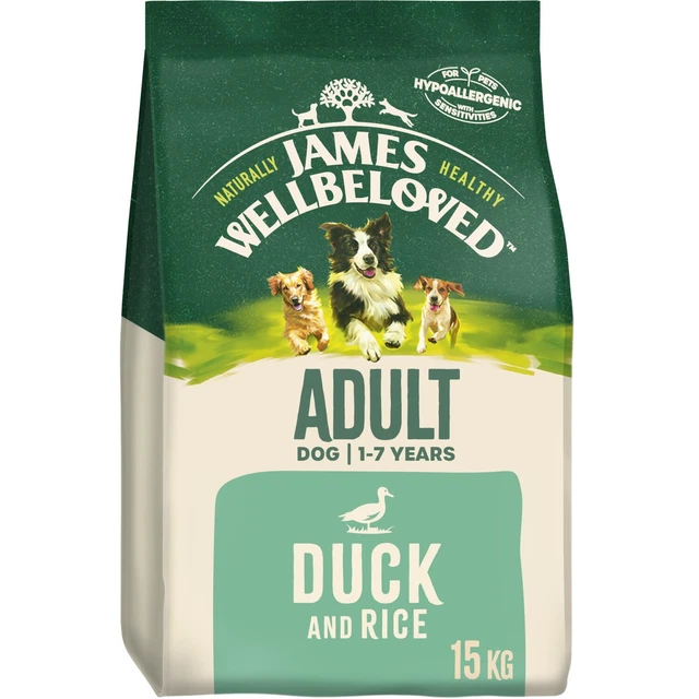 James wellbeloved senior lamb and rice 15kg hot sale
